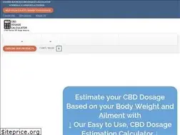 Sites similar to cbddosagecalculator.com
