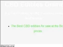 Sites similar to cbdediblesonline.com