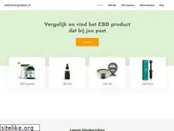 Sites similar to cbdolievergelijken.nl