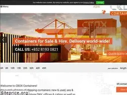 Sites similar to cboxcontainers.com