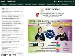 Sites similar to cbtis123.edu.mx