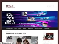 Sites similar to cbtis43.edu.mx