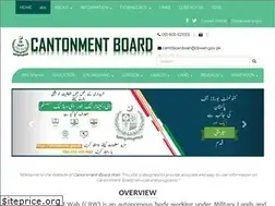 Sites similar to cbwah.gov.pk