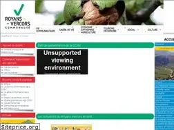 Sites similar to cc-royans-vercors.org