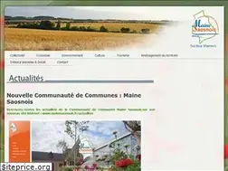 Sites similar to cc-saosnois.fr
