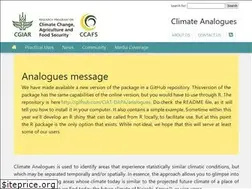 Sites similar to ccafs-analogues.org