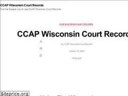 Sites similar to ccapwisconsincourtrecords.com