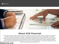 Sites similar to ccbfinancial.com