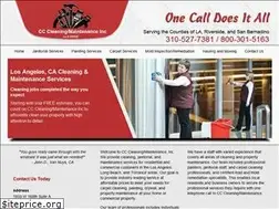 Sites similar to cccleaningandmaintenance.com