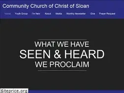 Sites similar to cccofsloan.com