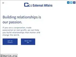 Sites similar to ccexternalaffairs.com