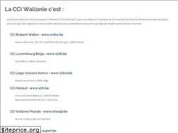 Sites similar to cciwallonie.be