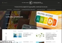 Sites similar to ccomptes.fr