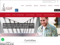 Sites similar to ccscentralcertidoes.com.br