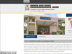 Sites similar to ccsuniversityhostel.com
