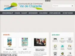 Sites similar to ccvaldecharente.fr