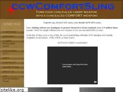 Sites similar to ccwcomfortsling.com