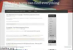 Sites similar to cdacguru.wordpress.com
