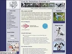 Sites similar to cdf-dalmatinerverein.de