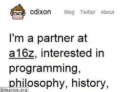 Sites similar to cdixon.org