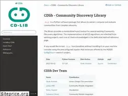 Sites similar to cdlib.readthedocs.io