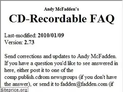 Sites similar to cdrfaq.org
