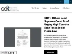 Sites similar to cdt.org