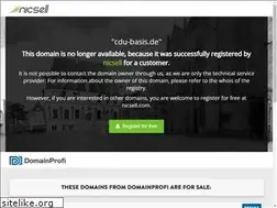 Sites similar to cdu-basis.de