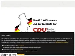 Sites similar to cdu-fraktion-oberhavel.de