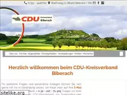 Sites similar to cdu-kreis-biberach.de
