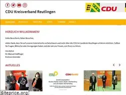 Sites similar to cdu-kreis-reutlingen.de