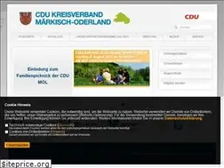 Sites similar to cdumol.de