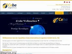 Sites similar to ceba-logistics.de