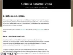 Sites similar to cebollacaramelizada.info