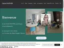 Sites similar to cecilegauthier.fr