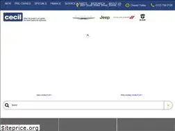Sites similar to cecilmotorscdjr.com