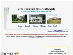 Sites similar to ceciltwphistoricalsociety.org