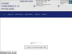 Sites similar to cedar-chiro.com
