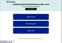Sites similar to cedarbrookwholesalelavender.com