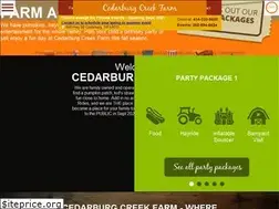 Sites similar to cedarburgcreekfarm.com