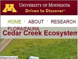 Sites similar to cedarcreek.umn.edu