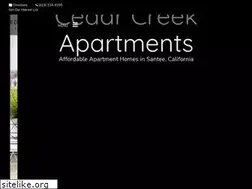 Sites similar to cedarcreekapartmenthomes.com
