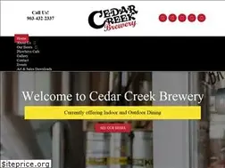 Sites similar to cedarcreekbrewery.com