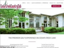 Sites similar to cedarcreekcountryclub.com