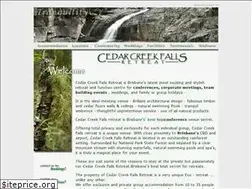 Sites similar to cedarcreekfallsretreat.com.au