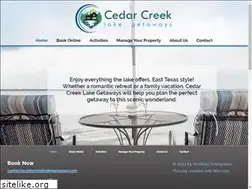 Sites similar to cedarcreeklakegetaways.com