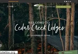 Sites similar to cedarcreeklodges.com.au