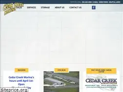 Sites similar to cedarcreekmarina.com