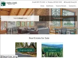 Sites similar to cedarcreekrealty.com