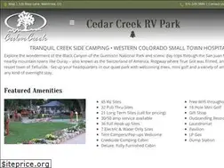 Sites similar to cedarcreekrv.com